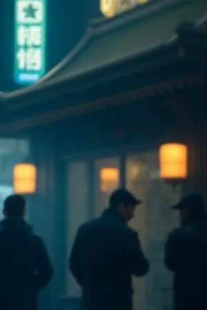 《雨中理发店》都市片竖版海报