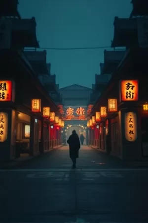 《十一月的回声》文艺片竖版海报